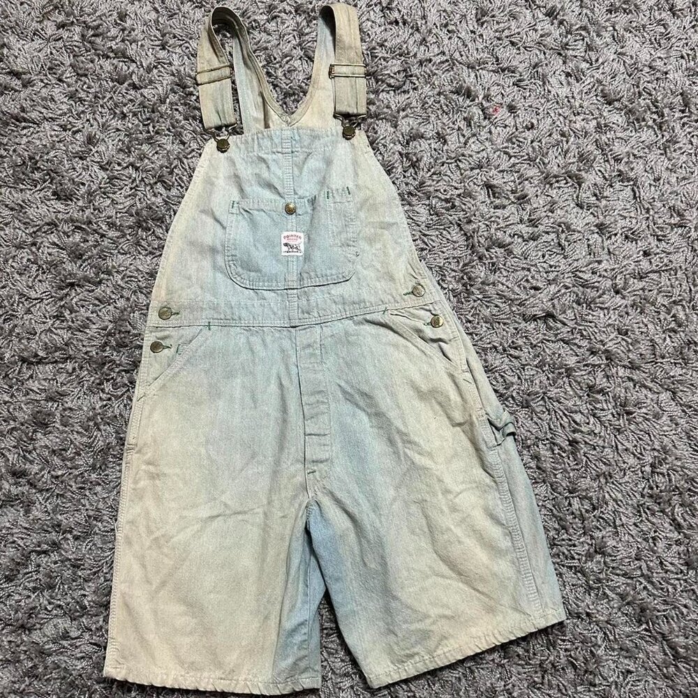 Vintage Pointer Brand Denim Overalls Size 31”